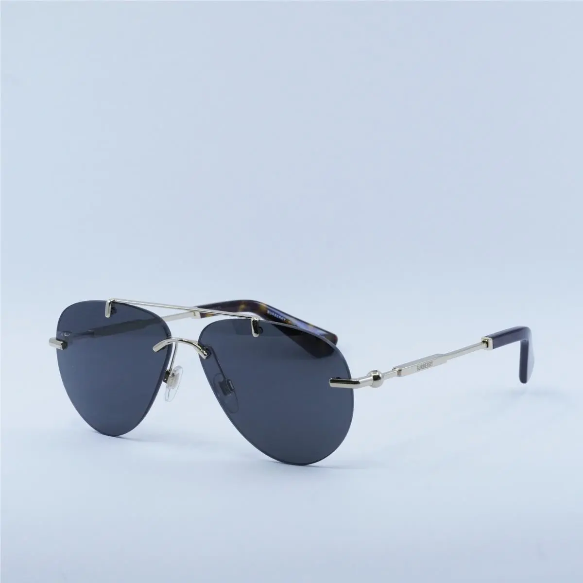 BE3151 110987 Light Gold/dark Grey 60-13-140 Sunglasses by Burberry