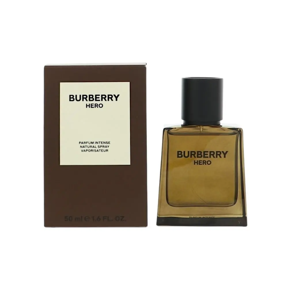Burberry Hero Intense by Burberry Box For Men 1.6 Oz Parfum Spray