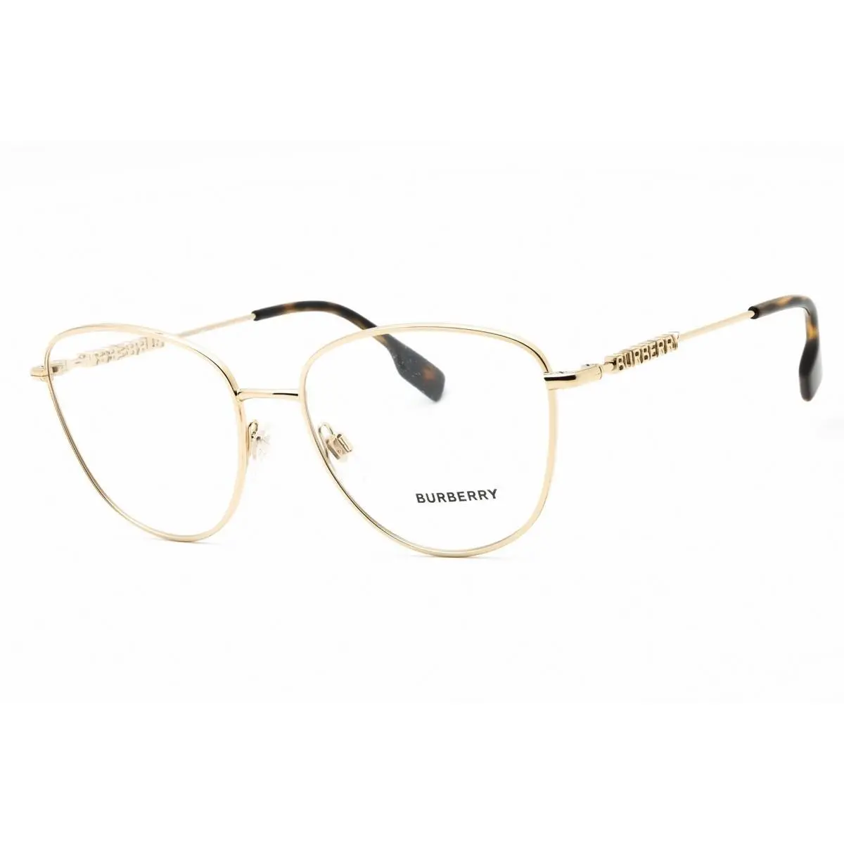 Burberry BE1376-1340-55 Eyeglasses Frame Size 55mm 17mm 140mm Light Gold Women