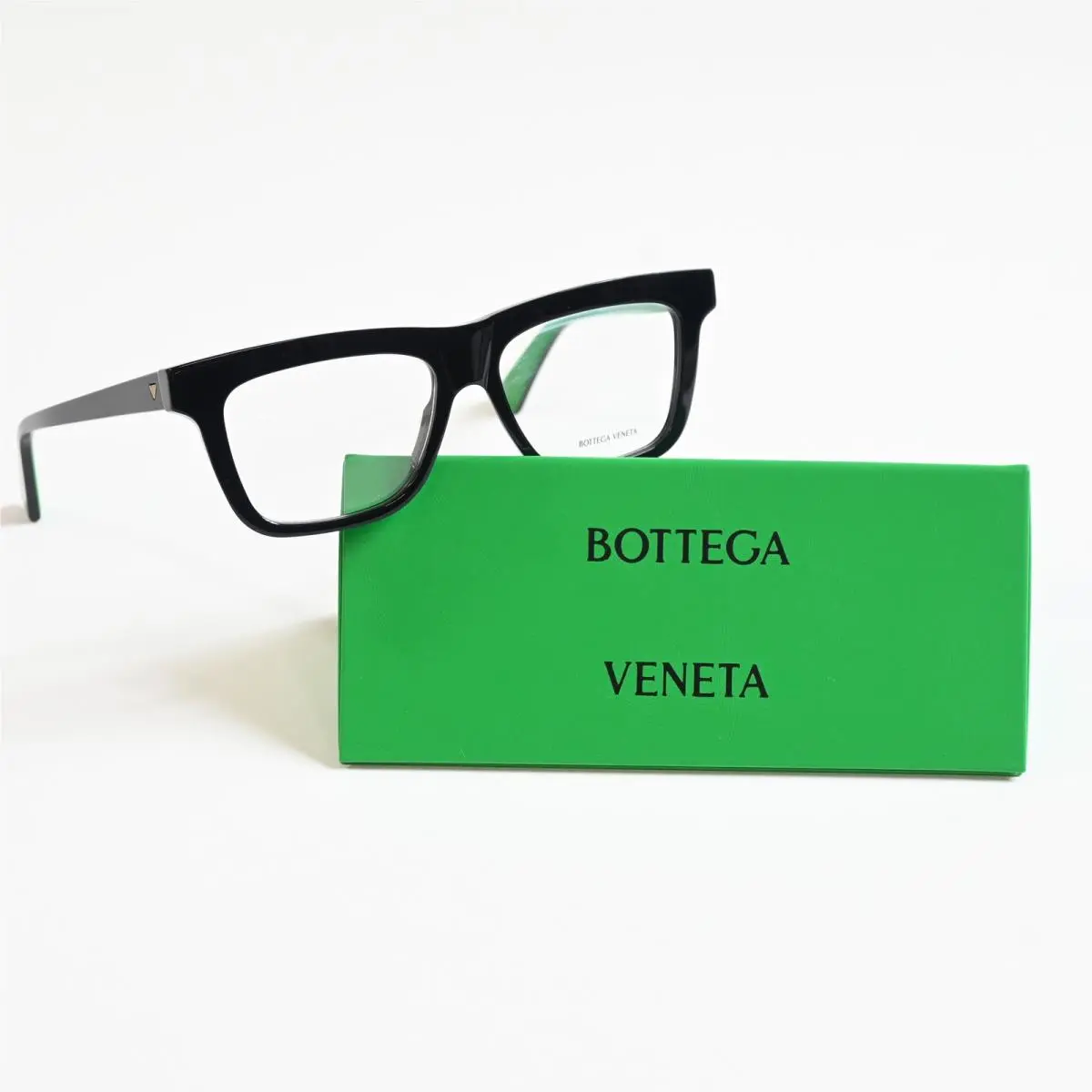 Bottega BV1227O 005 Unisex Eyeglasses Lime/black 54mm by Bottega Veneta