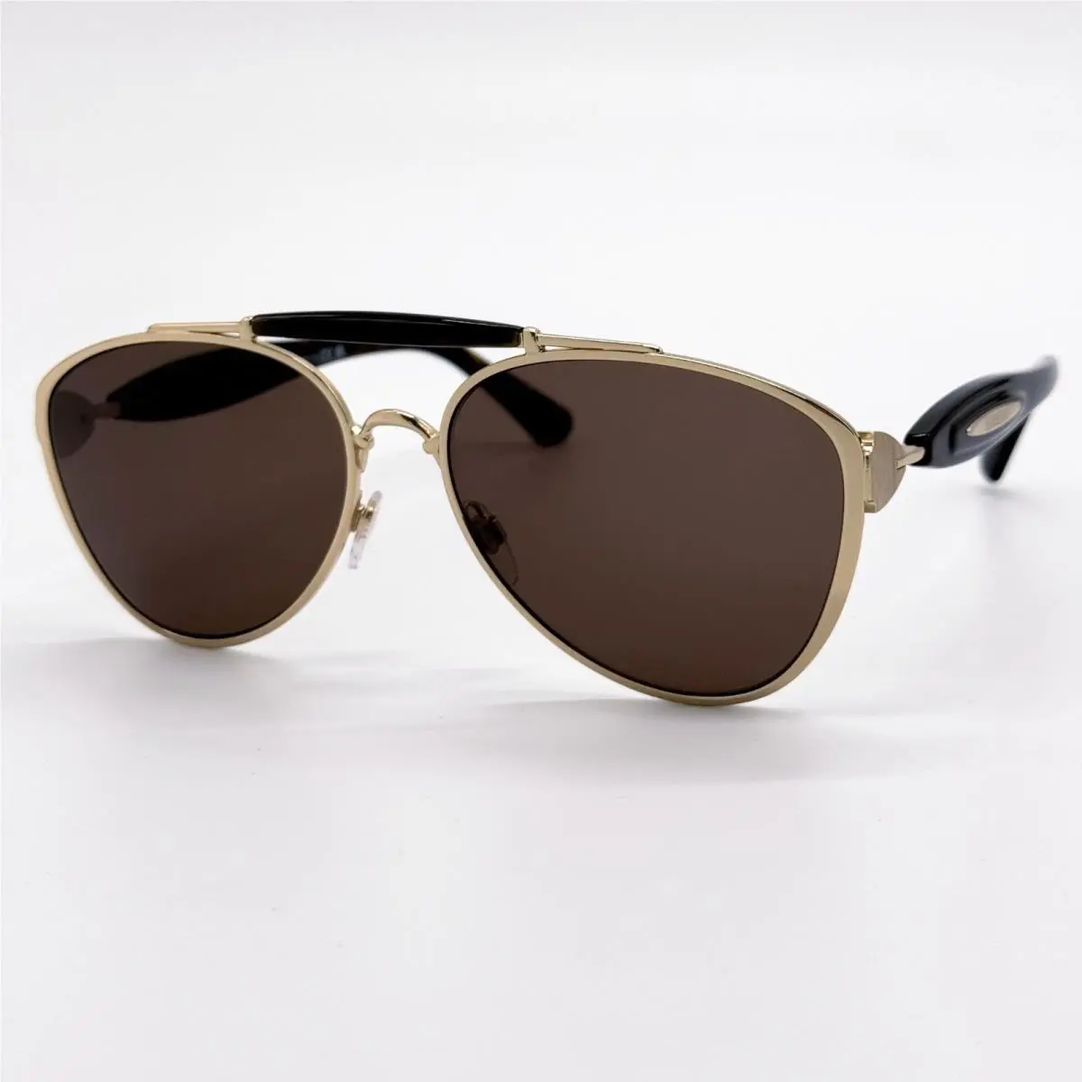 Sunglasses BE3160 110973 Gold Black Unisex BE3160 1109/73 by Burberry