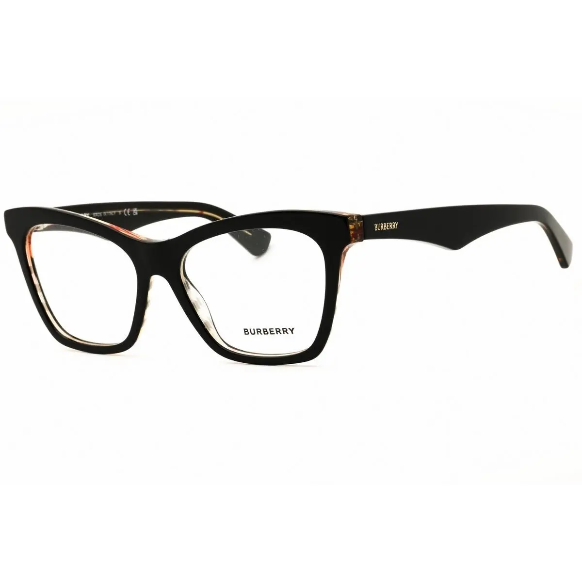 Burberry BE2416-4121-54 Eyeglasses Frame Size 54mm 16mm 140mm Black Vintage Wom