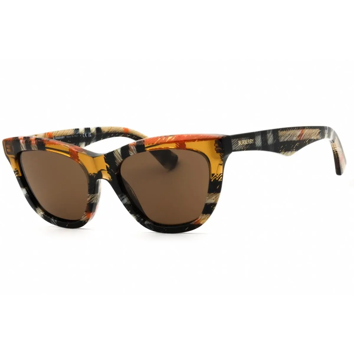 Burberry BE4435-4146-53 Sunglasses Frame Size 53mm 140mm 18mm Checkered Women