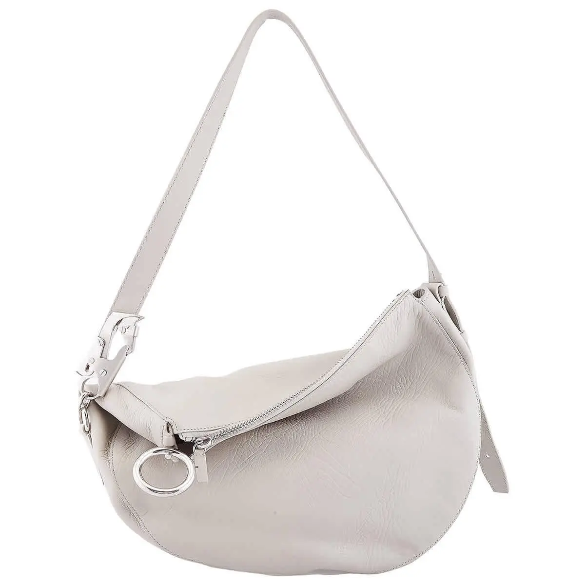 Burberry Medium Knight Bag in Fog 8085351 - White, Exterior: Fog