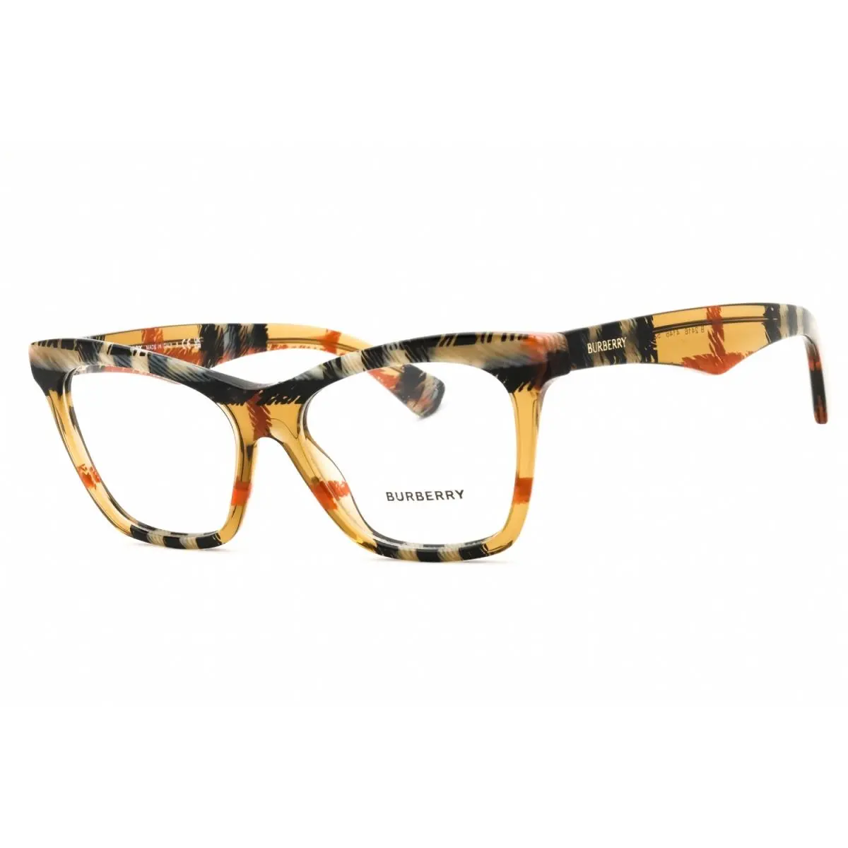 Burberry BE2416-4146-52 Eyeglasses Frame Size 52mm 16mm 140mm Brown Checkered W