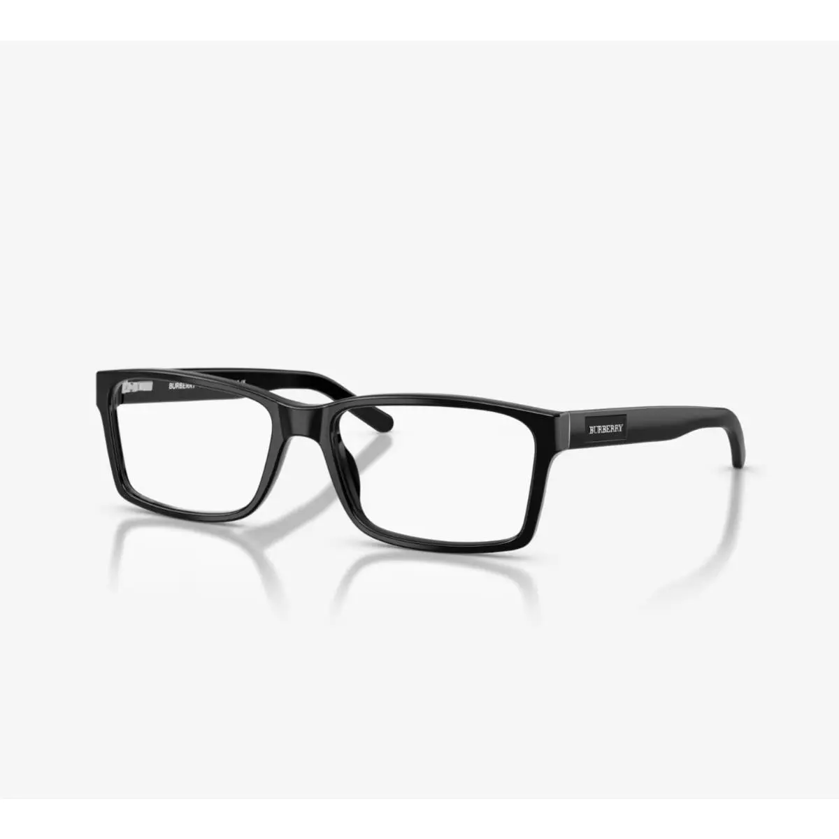 B 2108 3001 Black Square Eyeglasses Frame Italy 54-16-140 by Burberry
