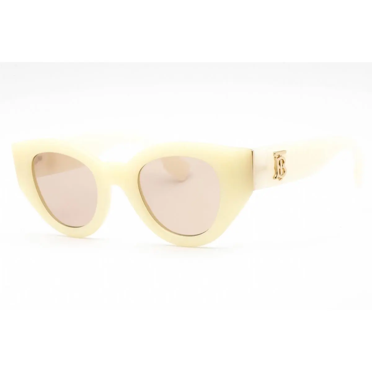 Burberry BE4390-4067-47 Sunglasses Frame Size 47mm 140mm 25mm Ivory Women