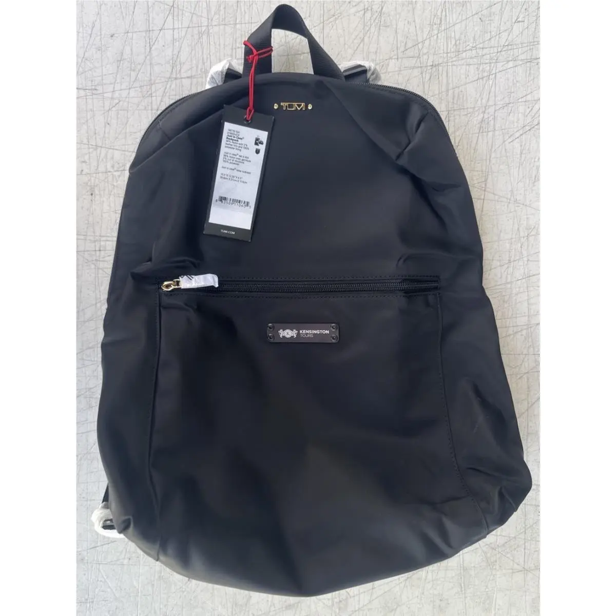 Tumi Voyager Nylon Backpack Lightweight Fold Away Just in Case Tavel Bag Black