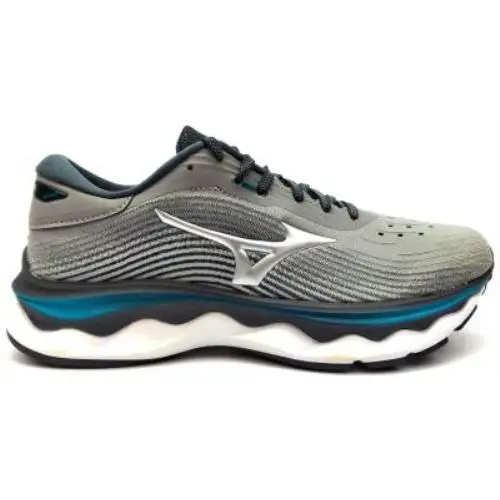 Mizuno shoes - Wave Sky 5 - Wave Sky - White/Blue/Neon 0