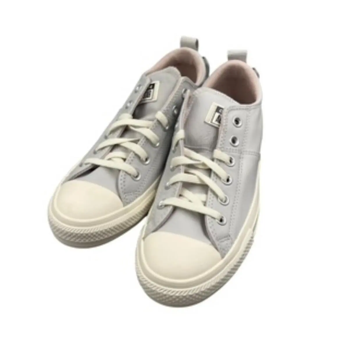 Converse Madison Sneakers Women`s Shoe Size 9.5 Light Gray Heel Bow