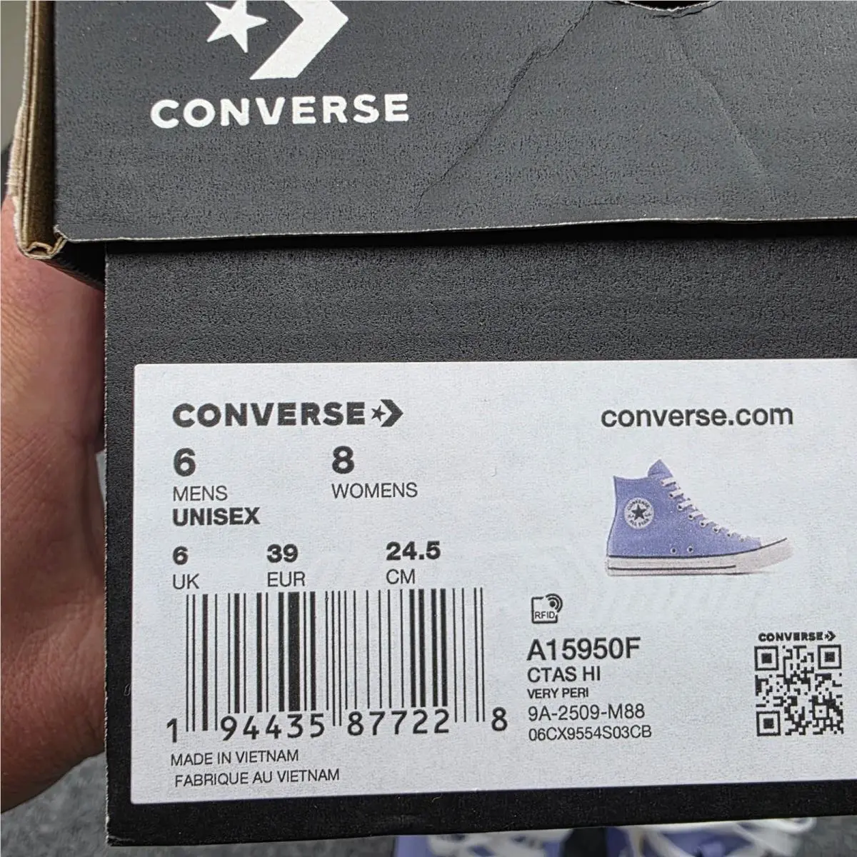 Converse shoes - Chuck Taylor All Star Hi - Purple 1