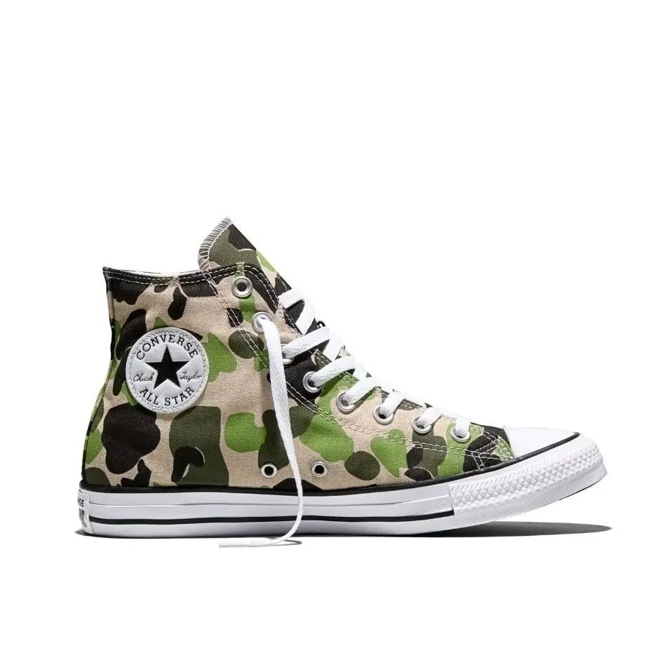 Converse Chuck Taylor All Star High Unisex Men 7 Women 9 Camo Green