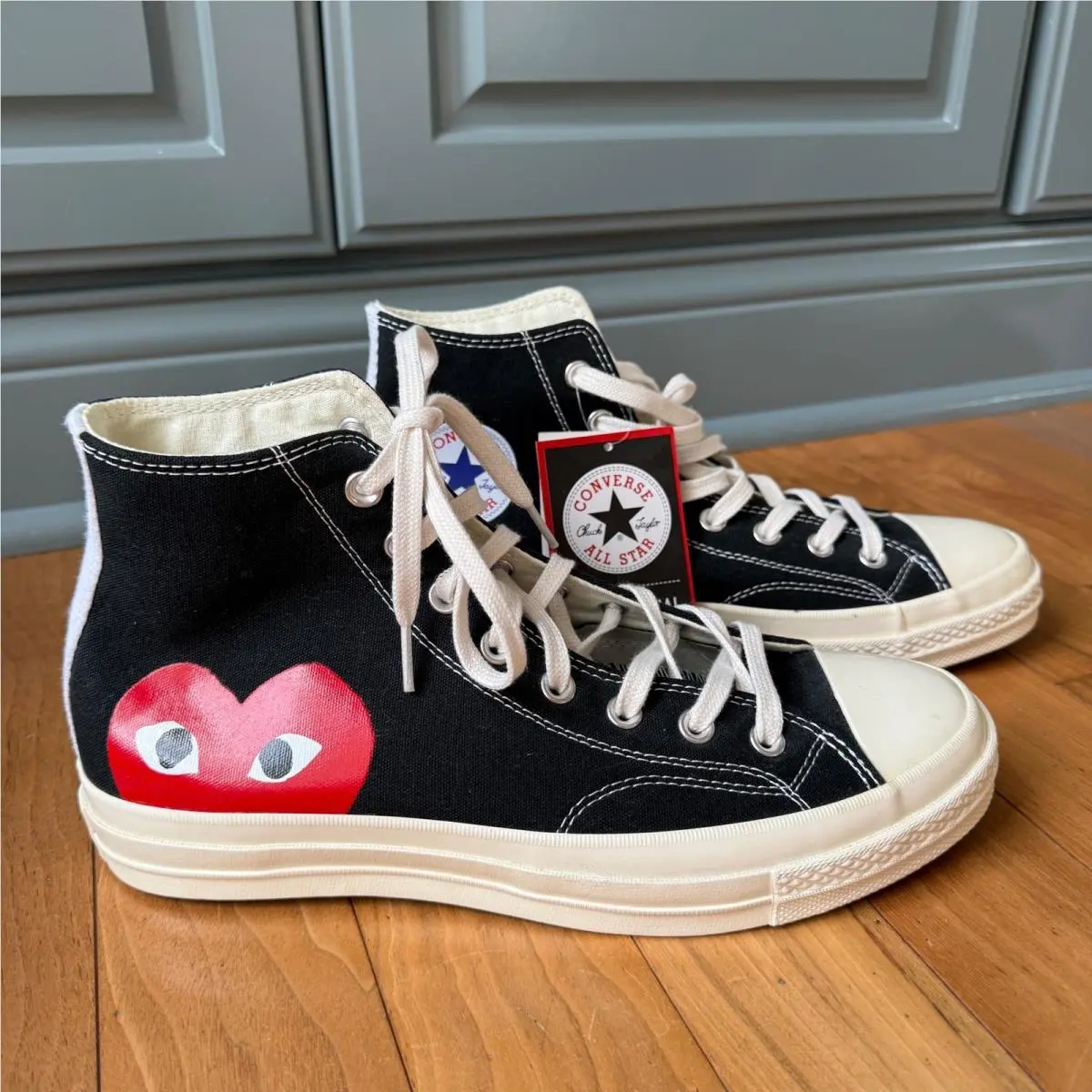 Converse Comme Des Garcons Play X Chuck 70 Black Cdg Mens 10 Womens 12 150204C