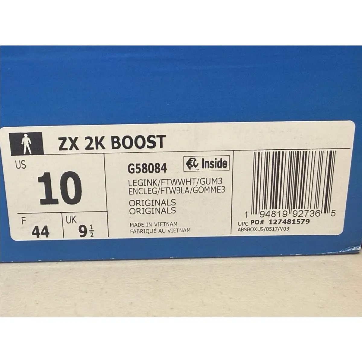 Adidas shoes - adidas ZX - G58084 - Navy Blue 18