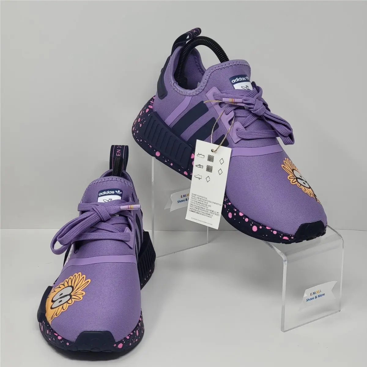 Adidas shoes - adidas NMD R1 - NMD - Black/Grey/Purple 1