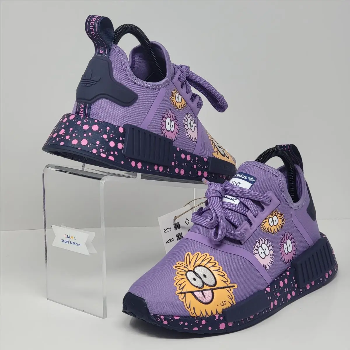 Adidas shoes - adidas NMD R1 - NMD - Black/Grey/Purple 4
