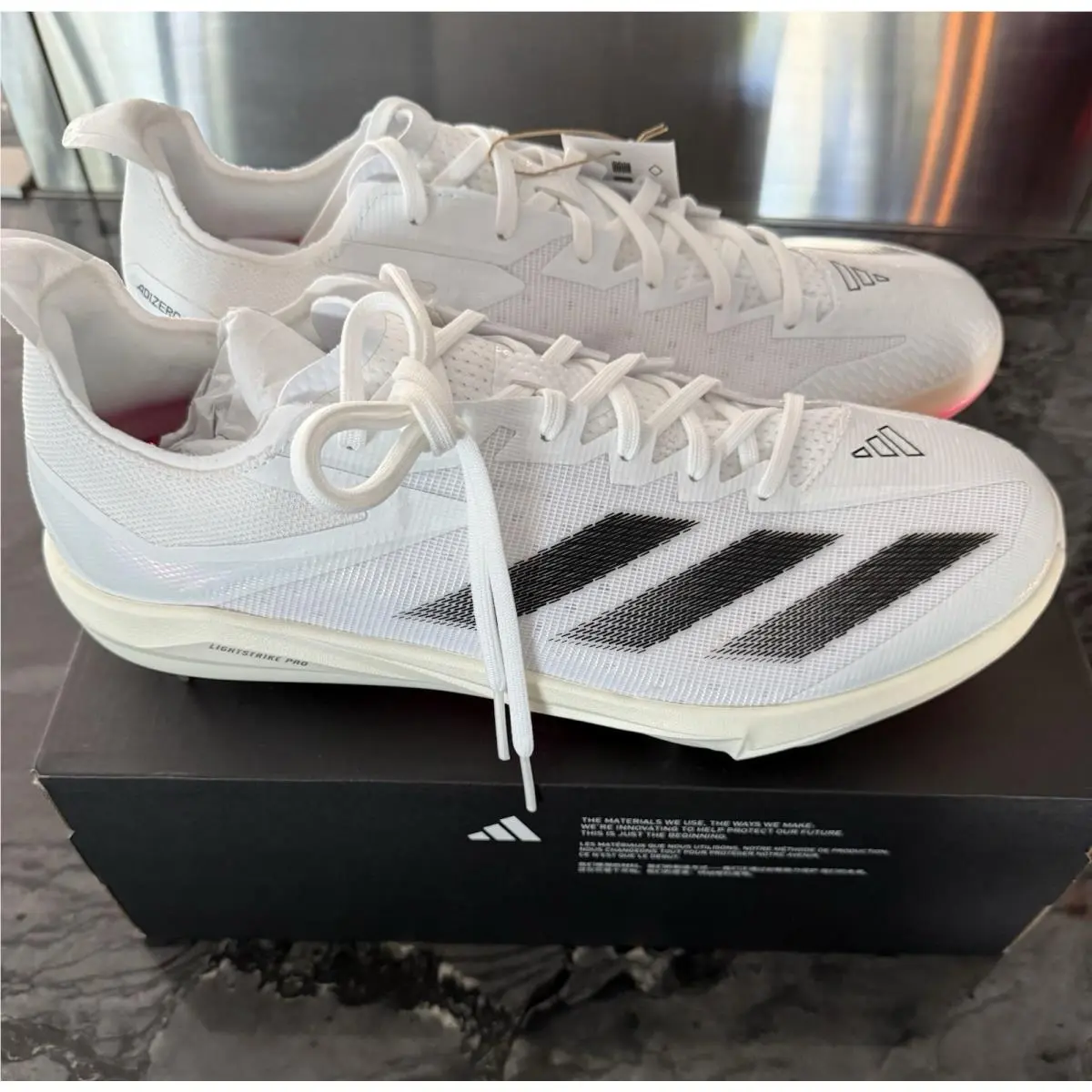 Adidas shoes - adidas Adizero Electric+BSB - Adizero - IF8486 - White 2