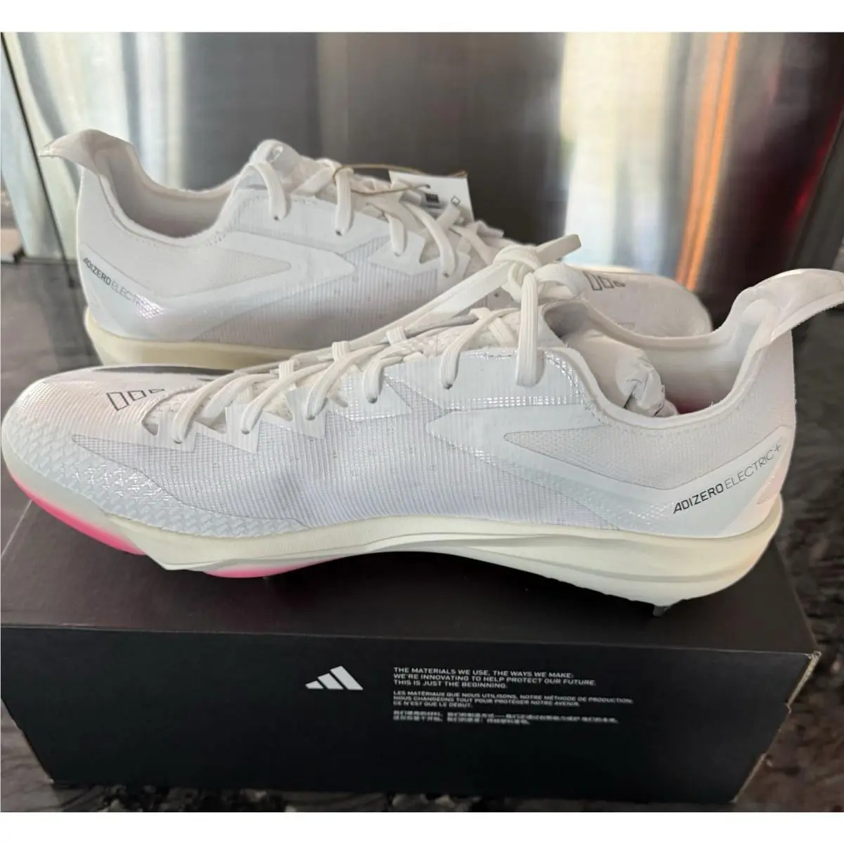 Adidas shoes - adidas Adizero Electric+BSB - Adizero - IF8486 - White 3