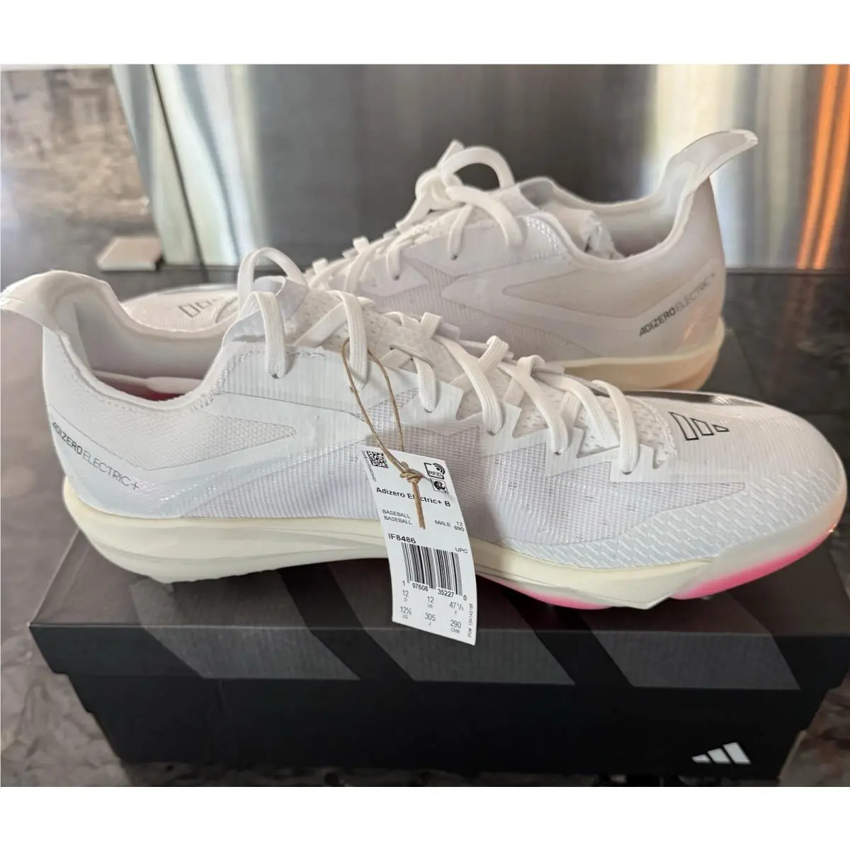 Adidas shoes - adidas Adizero Electric+BSB - Adizero - IF8486 - White 4