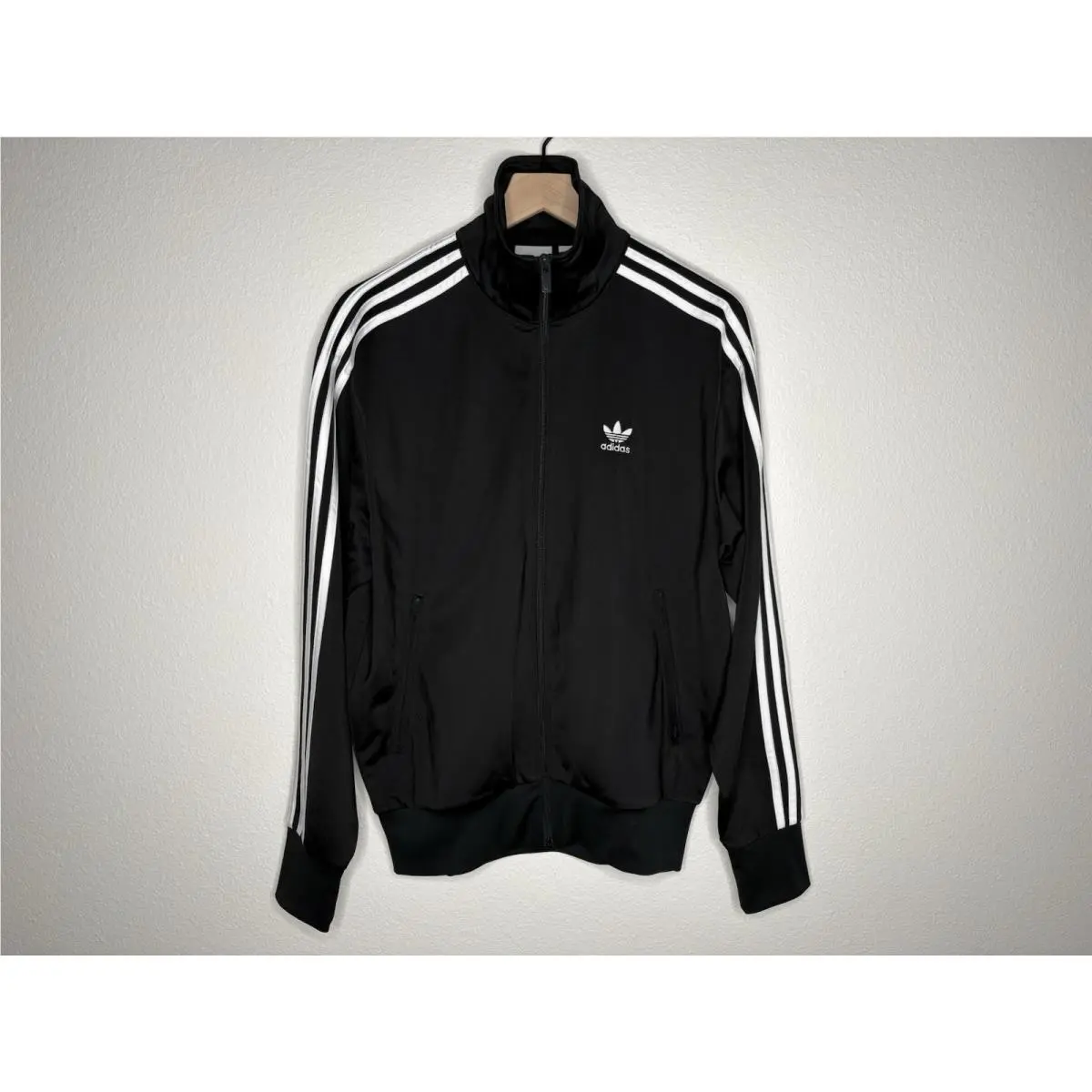 Originals Mens Black Trefoil Firebird Track Jacket Size Medium by Adidas