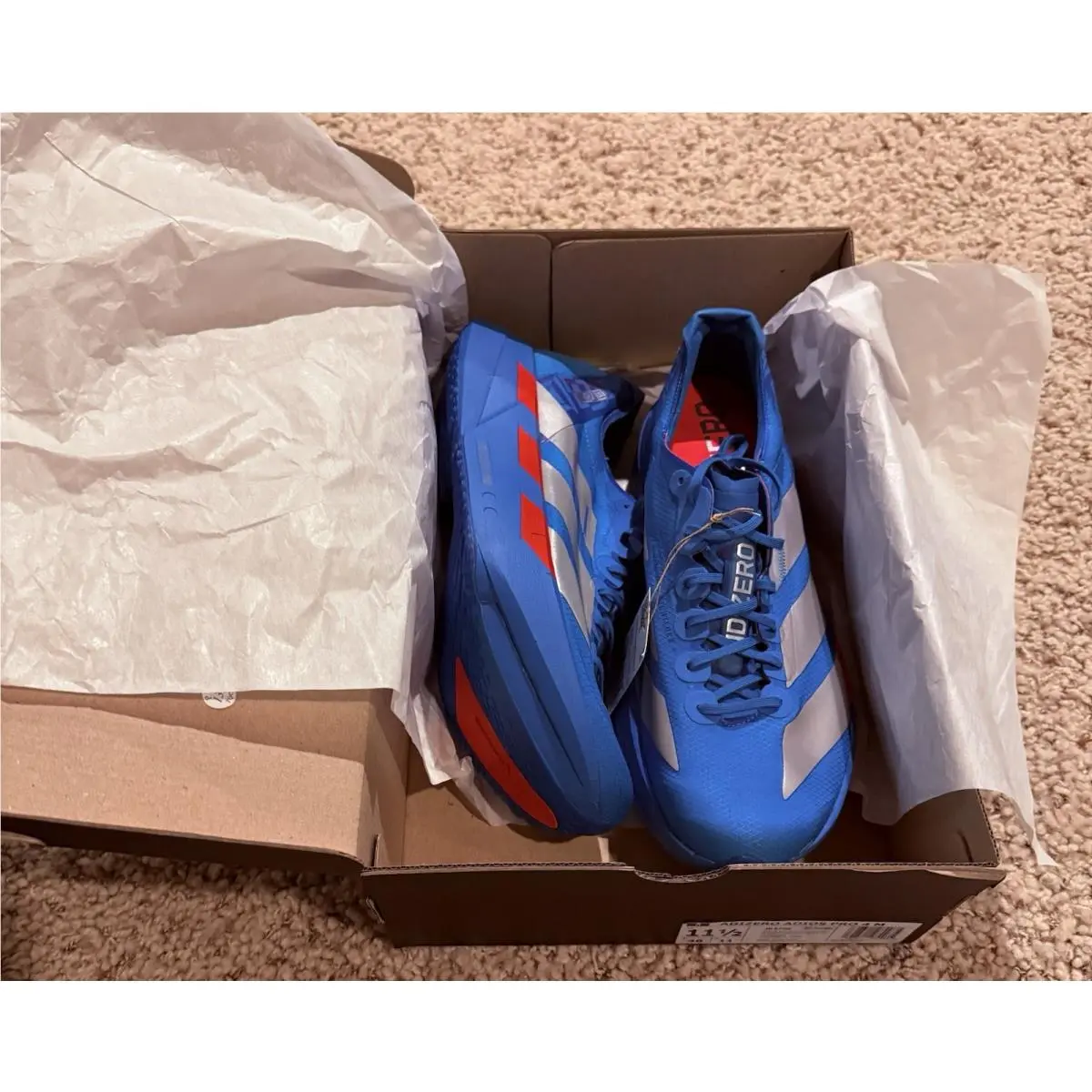 Adidas shoes - adidas Adizero Adios Pro 4 - JR4796 - Blue 3