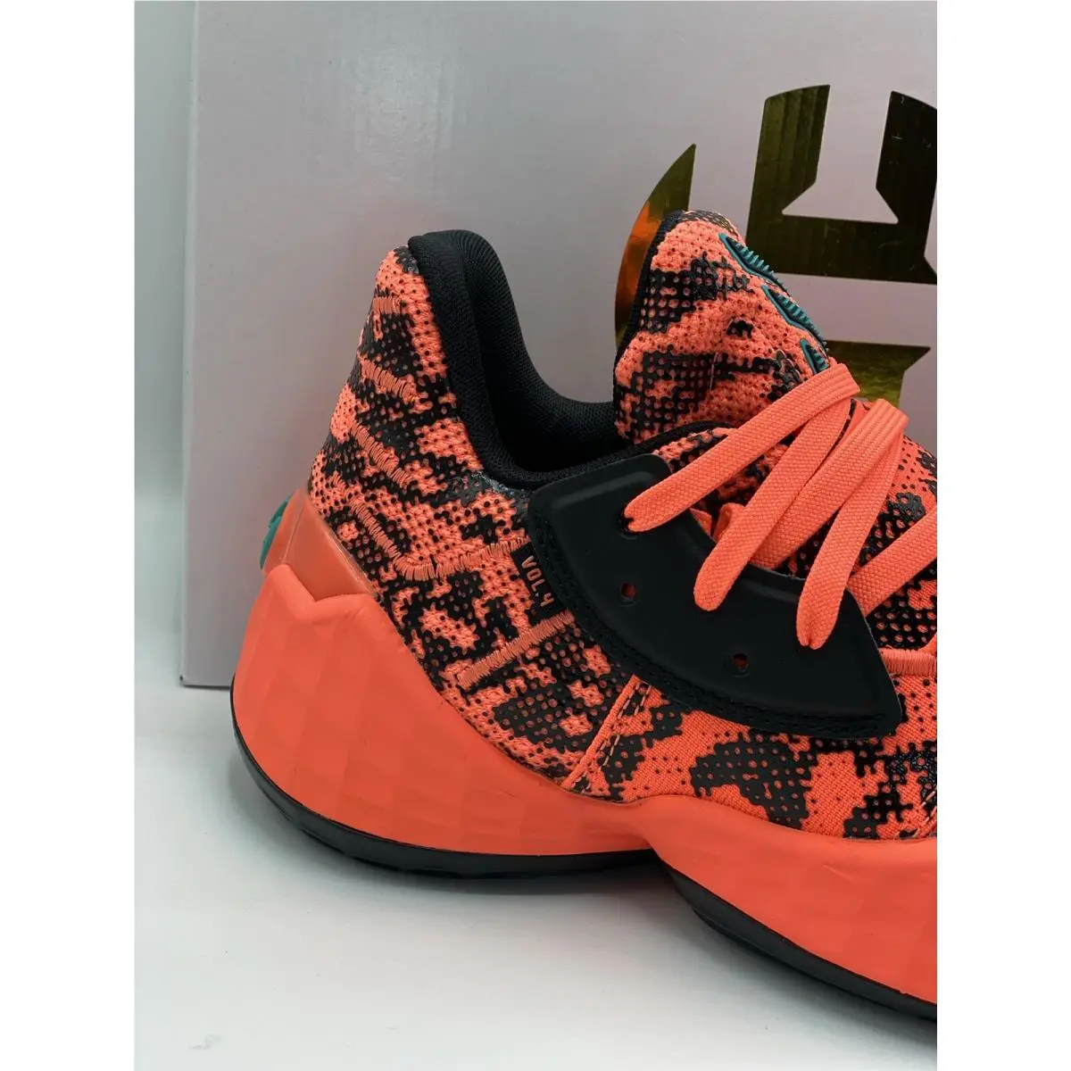 Adidas shoes - adidas Harden Vol. 4 - Harden - FV4151 - Signal Coral/Core Black/Signal Coral 2