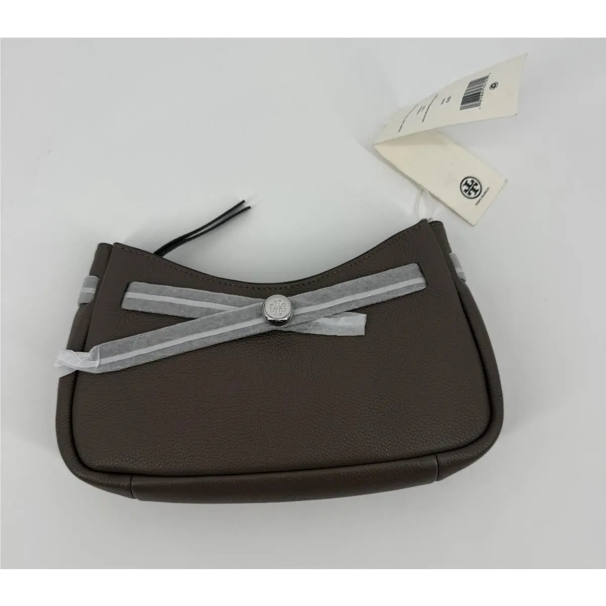 Tory Burch Romy Zip Top Crossbody Bag Handbag One Size 179955 Wild Mushroom