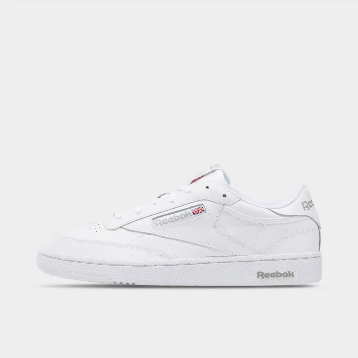 Men`s Reebok Club C 85 Casual Shoes White/sheer Grey AR0455 100
