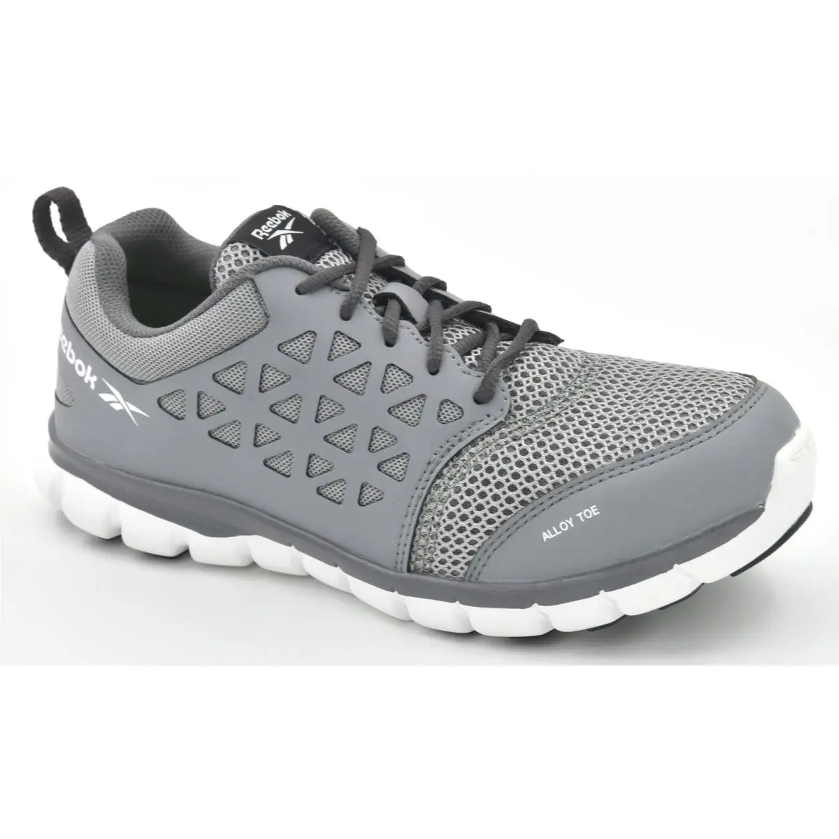 Reebok Men`s Sublite Cushion Alloy Safety Toe Athletic Work Shoes RB4042