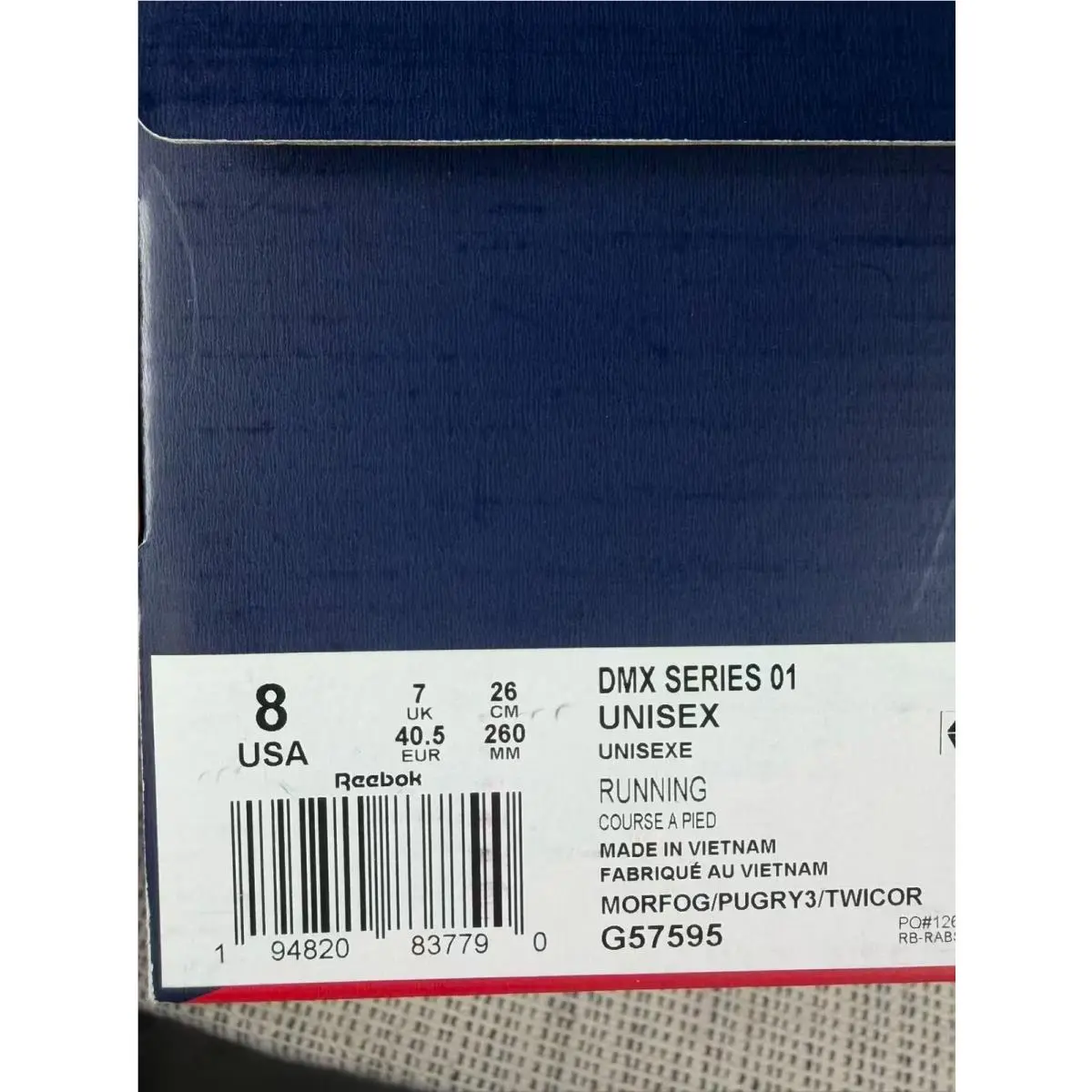 Reebok shoes - Reebok DMX Series 01 - DMX Series - G57595 - Gray 10