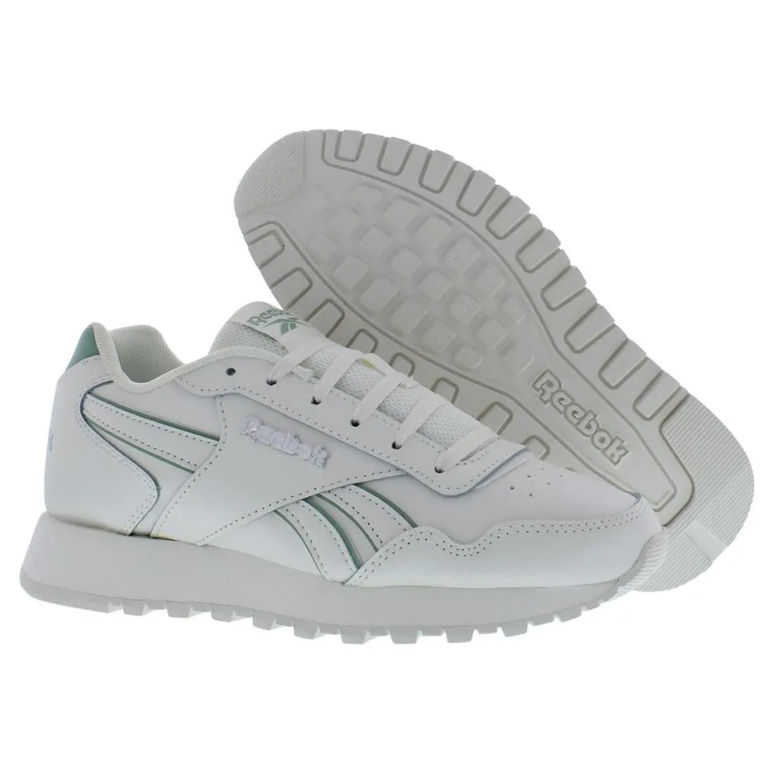 Reebok shoes - Chalk/Chalk/Green, Main: Off-White 4