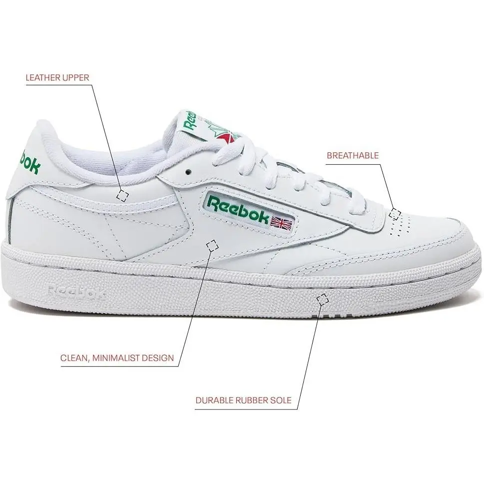 Reebok shoes - Reebok Club C 85 - Club - 100000155 - White/Green 7