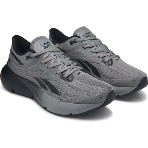 Mens Reebok Zignition Athletic Shoe 100259685 Grey 4 Black Size 11.5