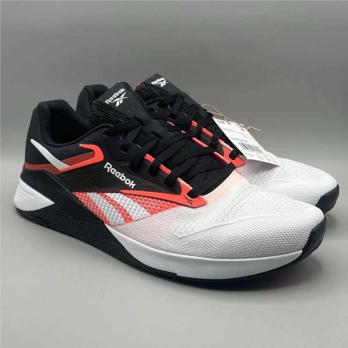 Reebok Nano X4 White Orange Crossfit Training Shoes - Men`s Size 12