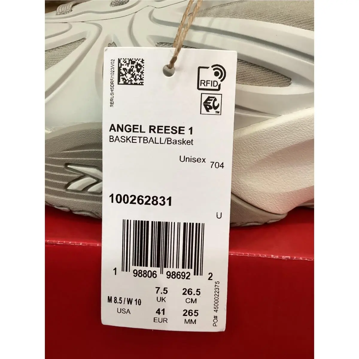 Reebok shoes - Angel Reese 1 - Angel Reese - Gray 5