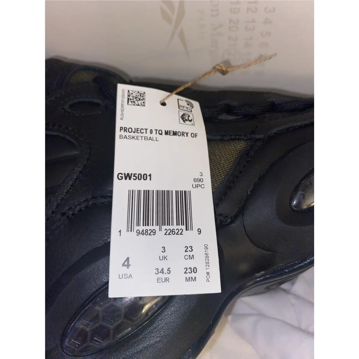 Reebok shoes - Reebok Question Margiela - Question Margiela - GW5001 - Black 7