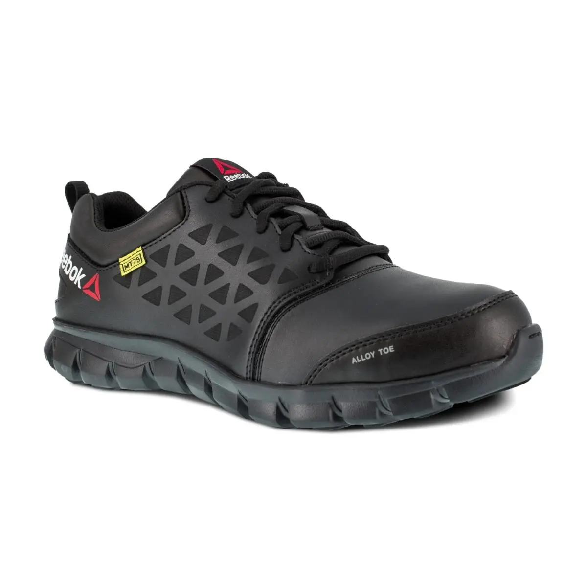 Reebok Work Men`s Sublite Cushion Alloy Toe Comfort Athletic W Black - 14 Wide