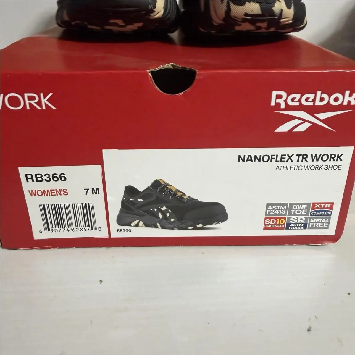 Reebok shoes - Reebok Work - Work - Black/Camo/Brown 3