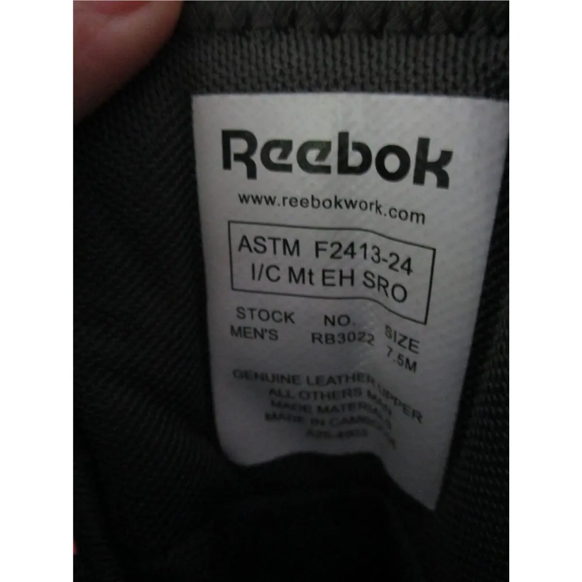 Reebok shoes - Black 5