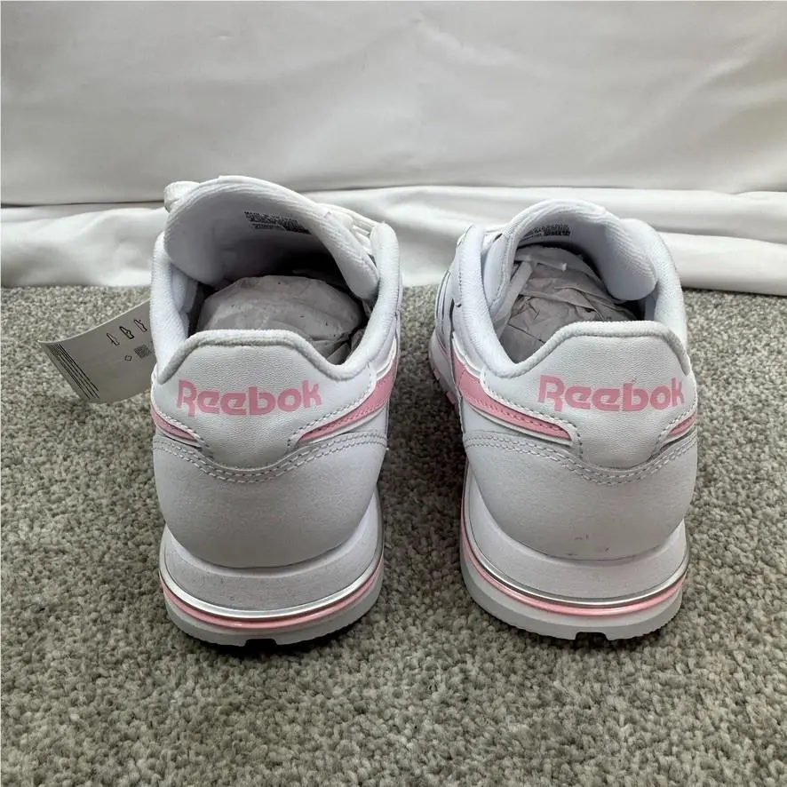 Reebok shoes - Reebok Classic Leather - Classic Leather - White/White/Pink Glow (UPC: 197323011490) 2