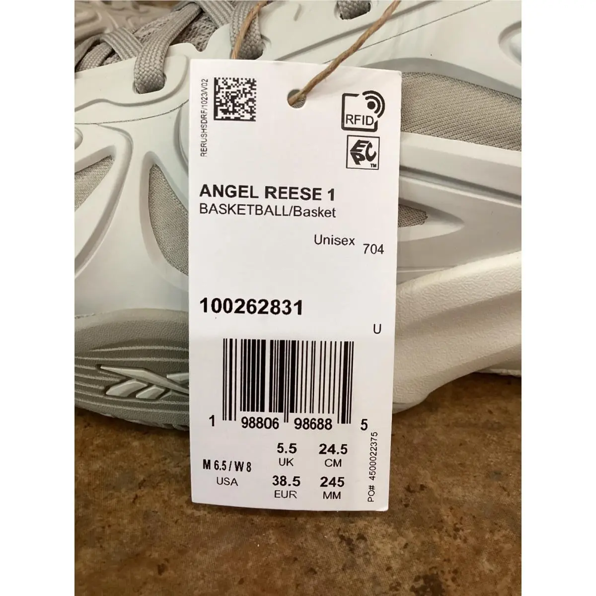 Reebok shoes - Angel Reese 1 - Angel Reese - Gray 5