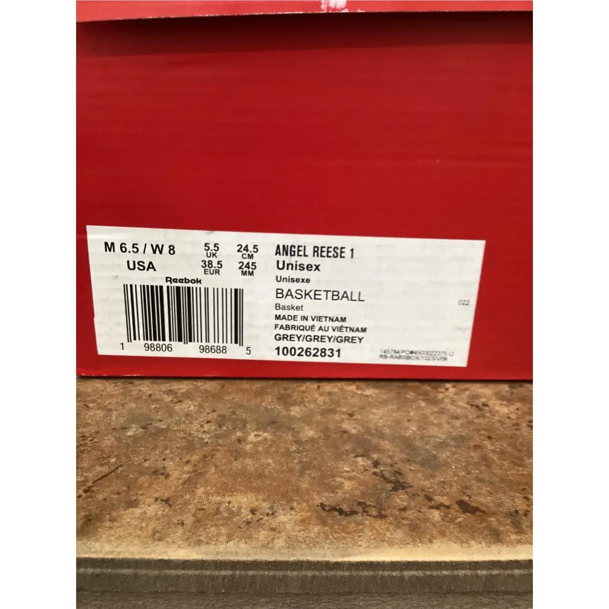 Reebok shoes - Angel Reese 1 - Angel Reese - Gray 6