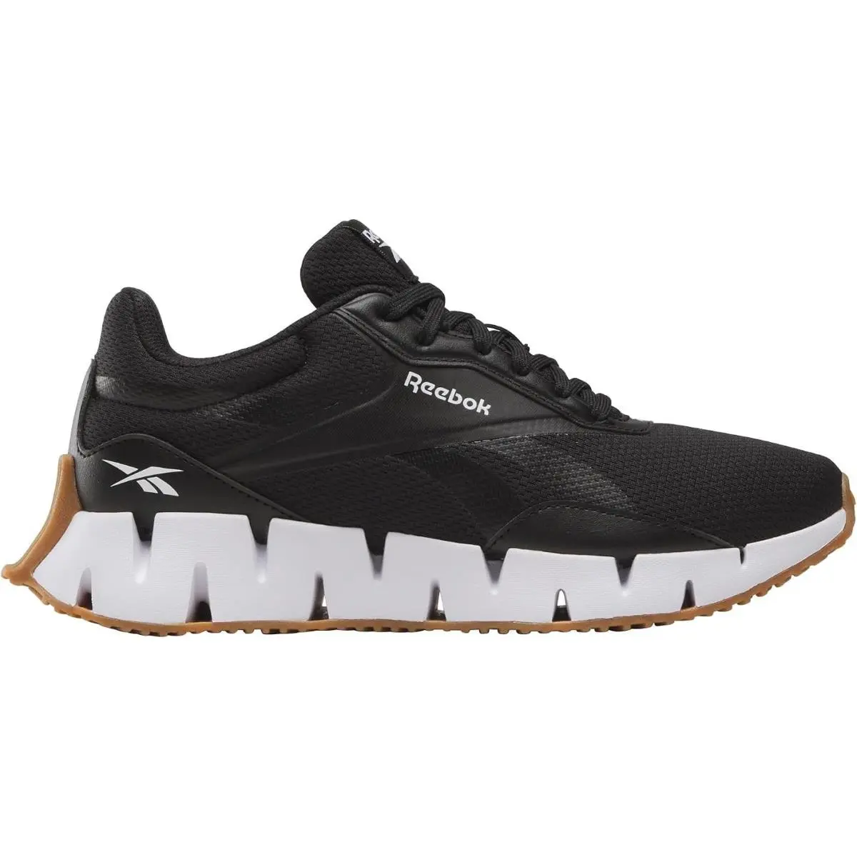 Reebok Women`s Zig Dynamica Str Sneaker Black/white SZ 7.5 100222244
