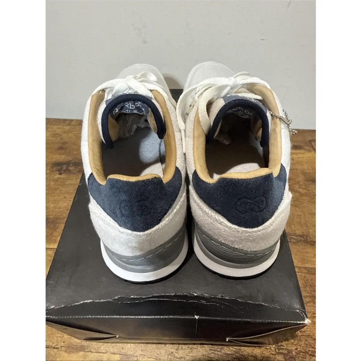 Reebok shoes - Reebok Classic Leather - Classic Leather - White, Blue, Beige, Gray 6
