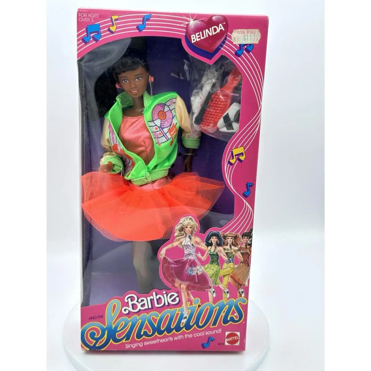 1987 Barbie and The Sensations Belinda African American Doll 4976