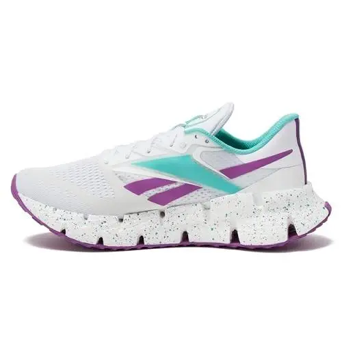 Ftwr White/ai Aqua/purple Rave - Reebok Mens Floatzig Running Shoes