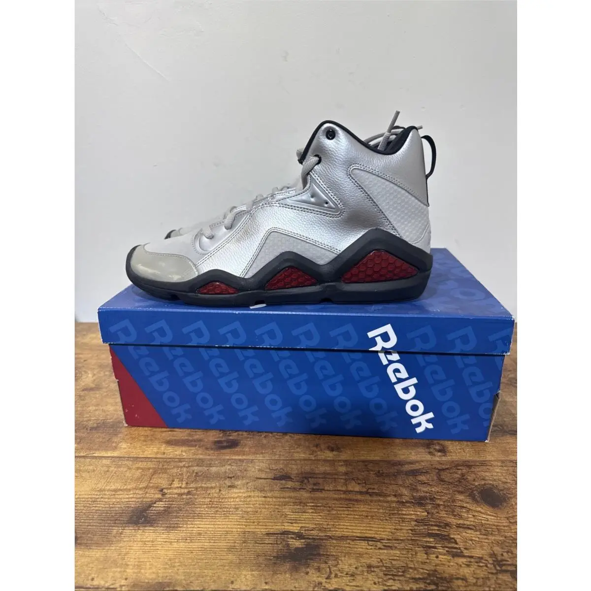 Reebok shoes - Reebok Kamikaze - Kamikaze - J87316 - Silver / Excellent Red / Black 2
