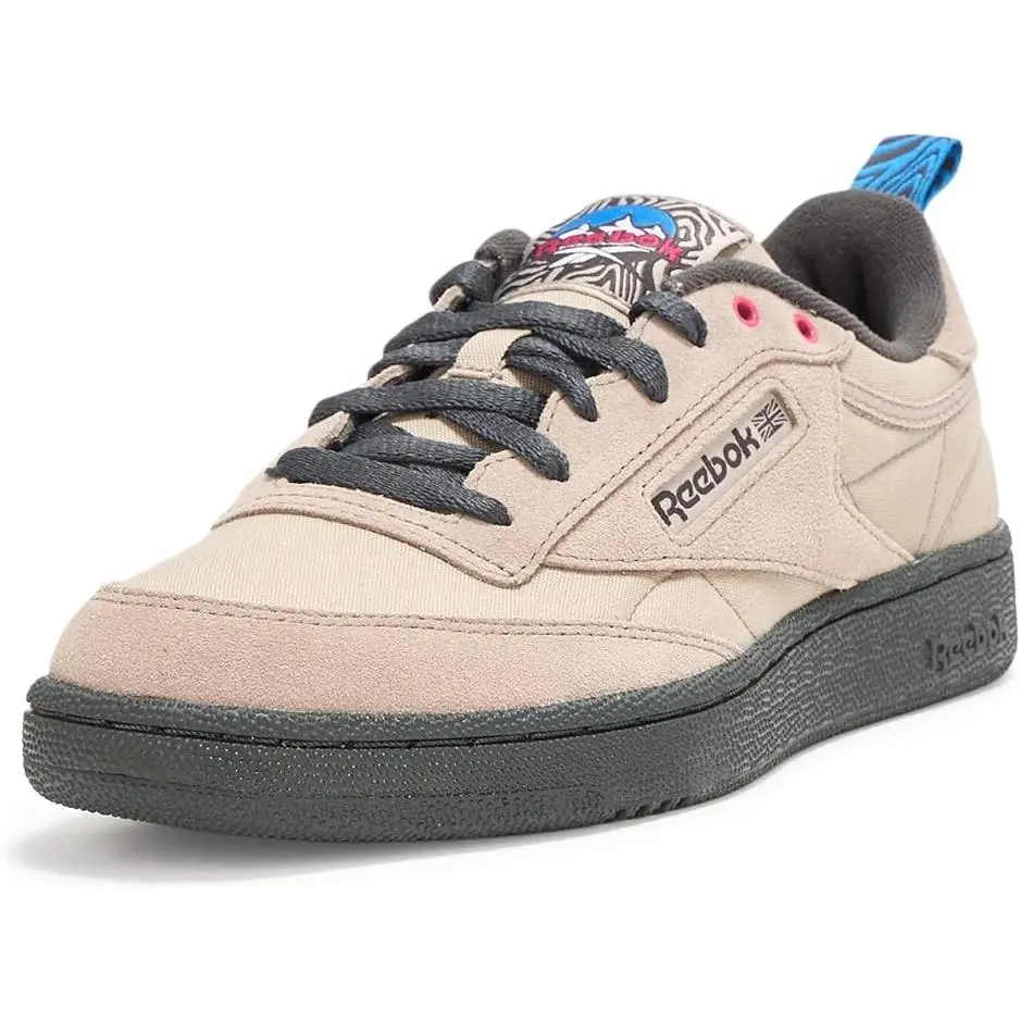 Reebok Men`s Club C 85 Sneaker Ash/grey 6/Boundless Blue SZ 10.5 100201188
