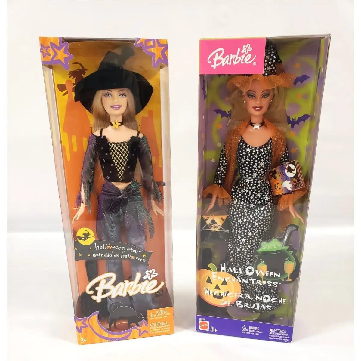 Halloween 2005 Halloween Star Enchantress Barbie Doll Mattel 2003 Box