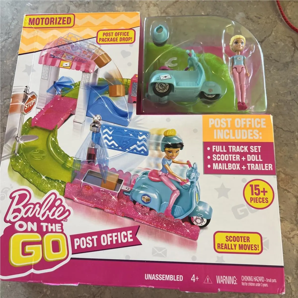 Barbie on The Go Post Office Set. Hard To Find